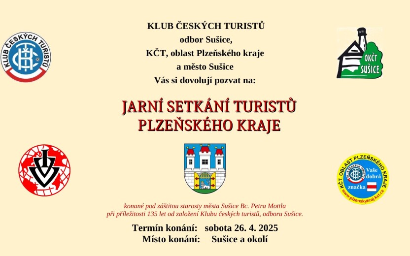 JARNÍ SETKÁNÍ TURISTŮ PLZEŇSKÉHO KRAJE
